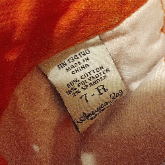 American Rag pink skinny jeans LIKE NEW - size 7 R - Picture 3 of 6